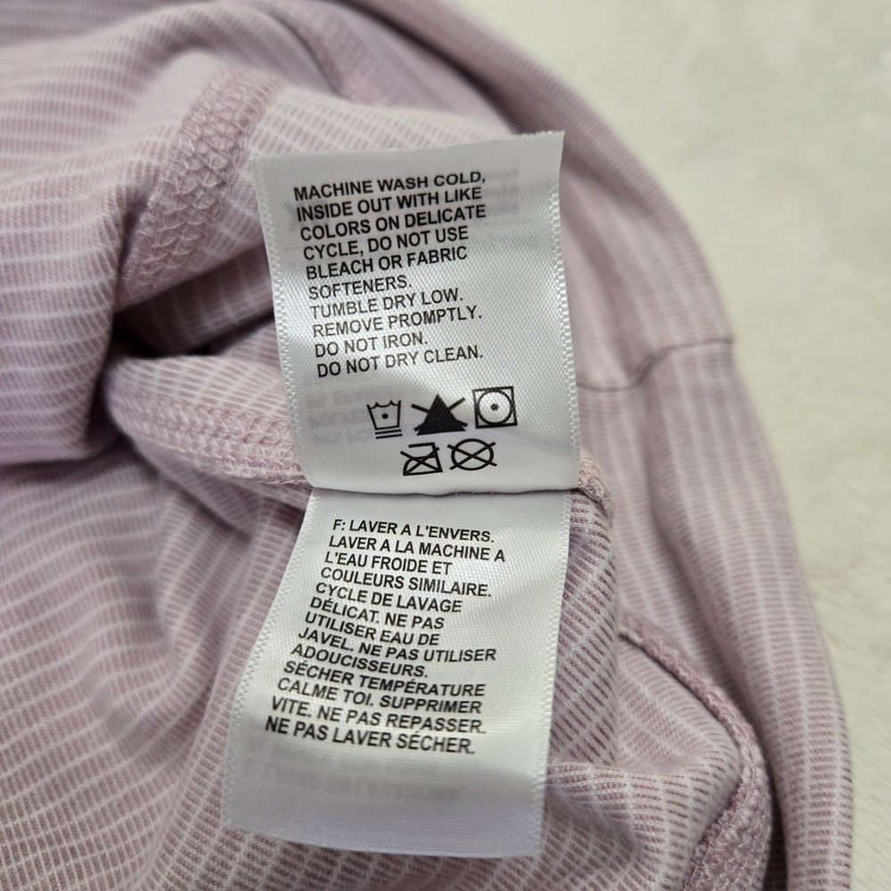 Avalanche Outdoor Supply Womens Pink Striped Crew Neck Outer Gear Soft Cozy XS - Picture 7 of 10